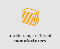 A wide range, different manufacturers