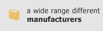 A wide range, different manufacturers
